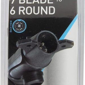 Hopkins Towing Solutions 7-Blade RV Round to 6-Pole Trailer Wiring Adapter 47555